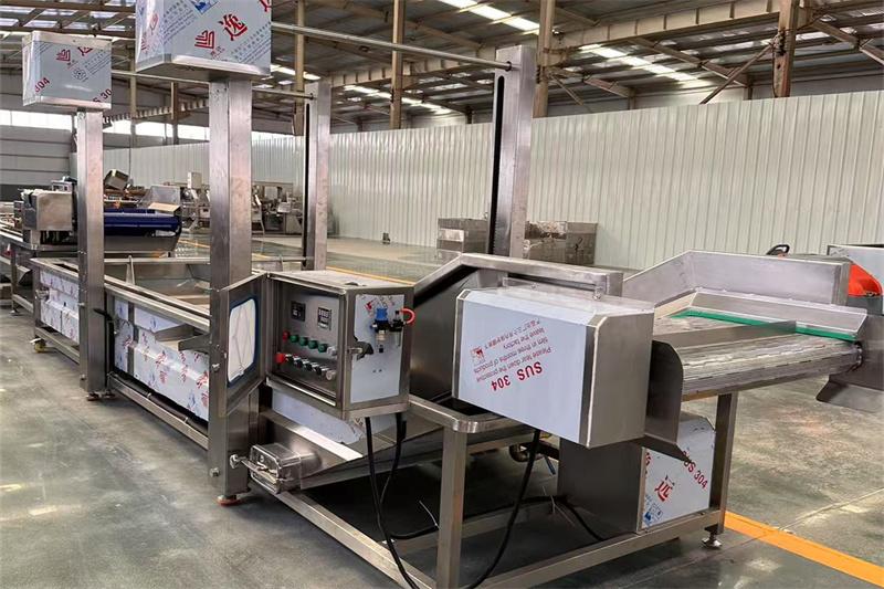 中央厨房气泡清洗流水线